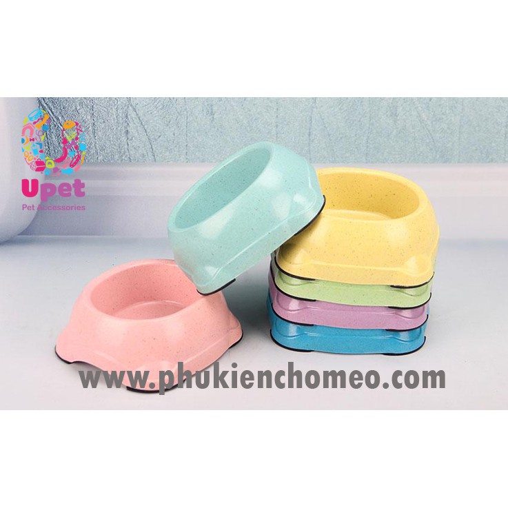 Bát/ Tô ăn Bobo 3101 chất liệu bamboo cao cấp dễ dàng vệ sinh, chống trượt, an toàn cho chó mèo ( màu ngẫu nhiên )