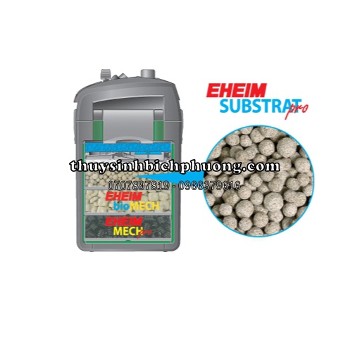 EHEIM SUBSTRAT PRO VẬT LIỆU LỌC CAO CẤP - CHUYÊN NUÔI VI SINH LÀM TRONG NƯỚC HỒ CÁ THỦY SINH