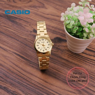 Đồng hồ nữ dây thép Casio LTP-V001G-9BUDF