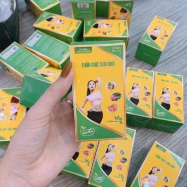 Giảm cân Sơn Mai- Sản phẩm thuốc giảm cân tan mỡ gia truyền Sơn Mai sử dụng 30 ngày viên nang