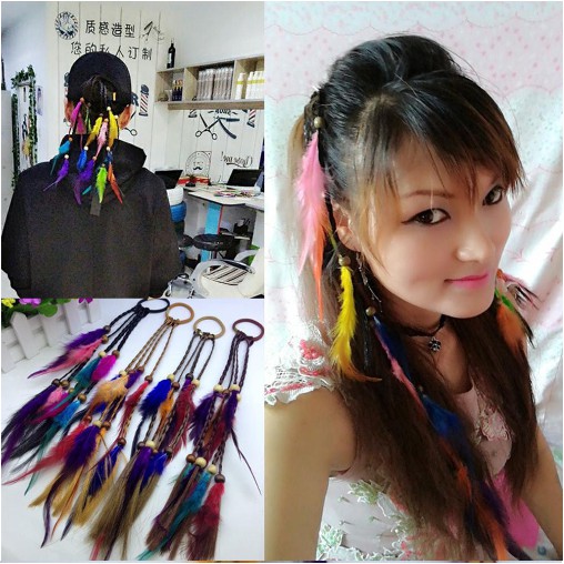 FOLLOW TẶNG 3KHÀNG CÓ SẴN Phụ kiện bện tóc giả tết bím đi biển bohemain (bôhêmiêng) CHỌN MẪUVOUCHER 100K