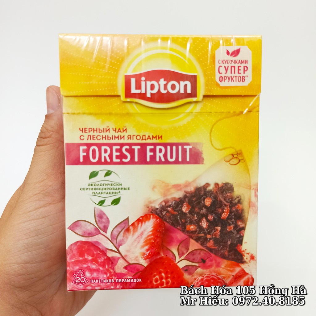 [T6/2023] Trà Lipton Nga vị Trái cây rừng