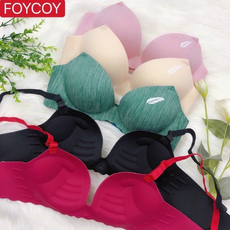 ❤️SHOP UY TÍN❤️ Áo Ngực su bàn tay nâng mút dày caro, chiếc lá