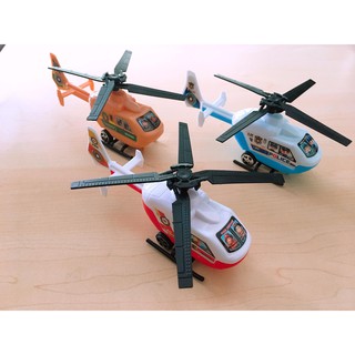 Đồ Chơi Máy Bay Cảnh Sát Bánh Đà (14cm)