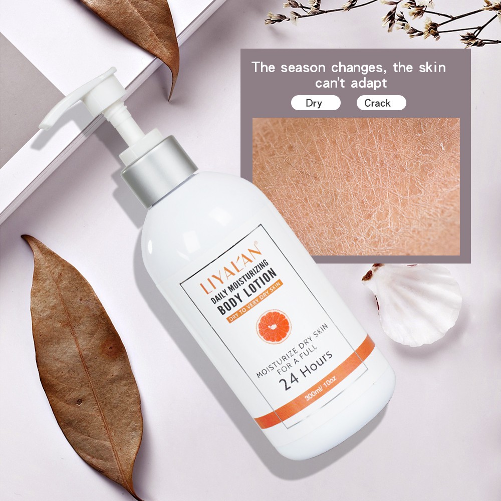 Sữa dưỡng thể LIYAL'AN hỗ trợ dưỡng ẩm cho da khô 300ml