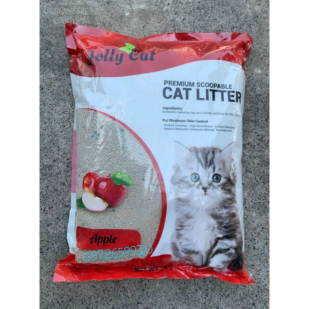 Cát vệ sinh cho mèo Jolly 5lit(3.7kg)