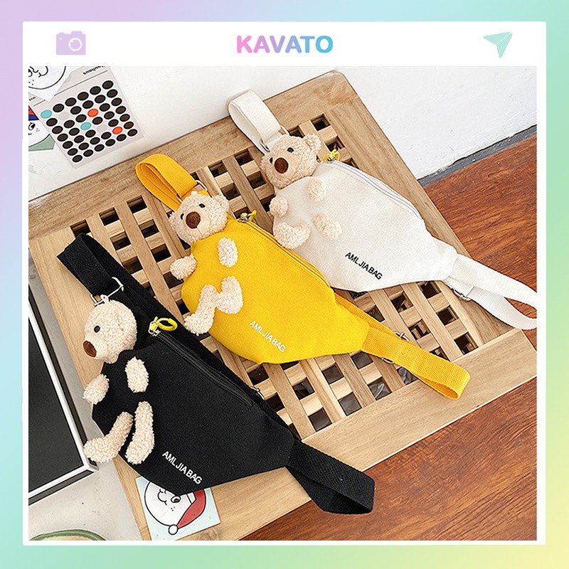 Túi tote vải mềm trơn đeo chéo canvas giá rẻ KAVATO TX548