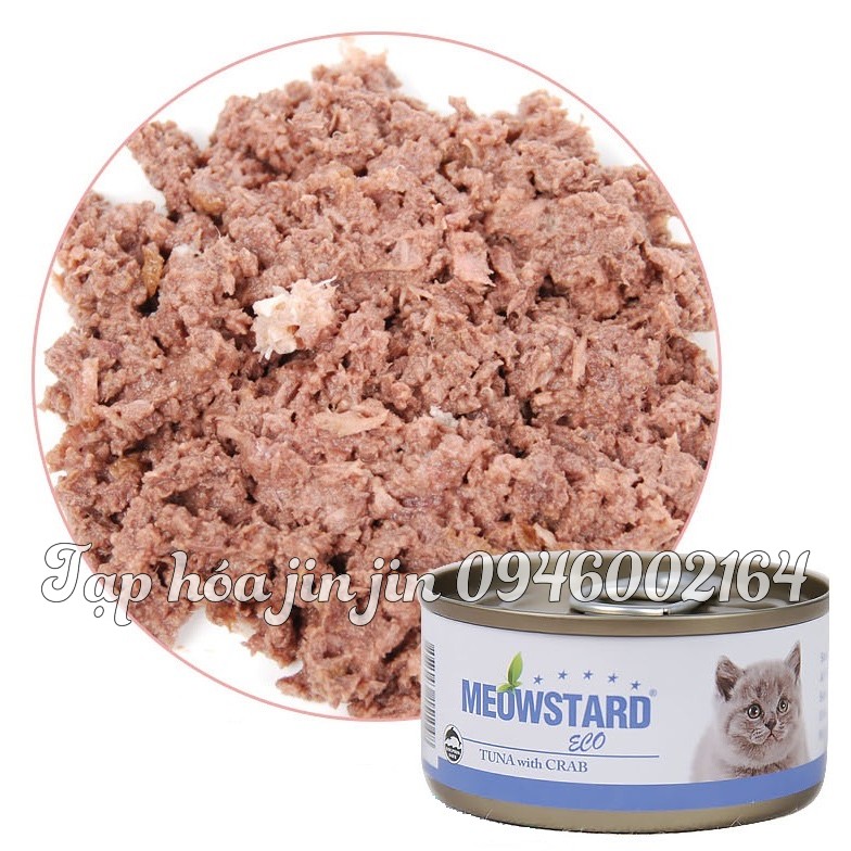 Thức ăn ướt cho mèo Meowstard ECO(80G)