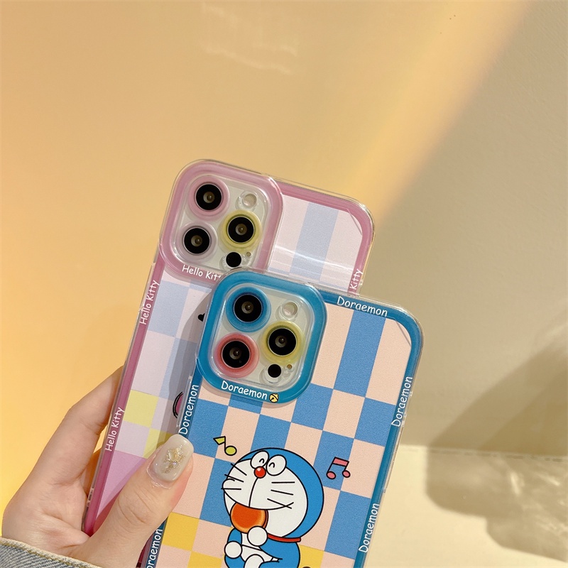 Dingdang KT cat iPhone couple 13 12 Mini Pro 11 Pro Max x XR XS 7 8 se 2020 plus fashion high quality angel eye case