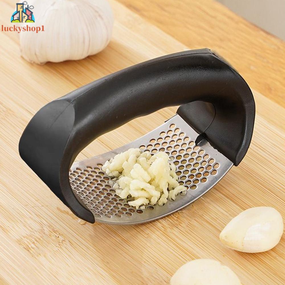 Thuận tiện sử dụng mới hướng dẫn sử dụng tỏi ép trái cây thép không gỉ tỏi nghiền ép tỏi