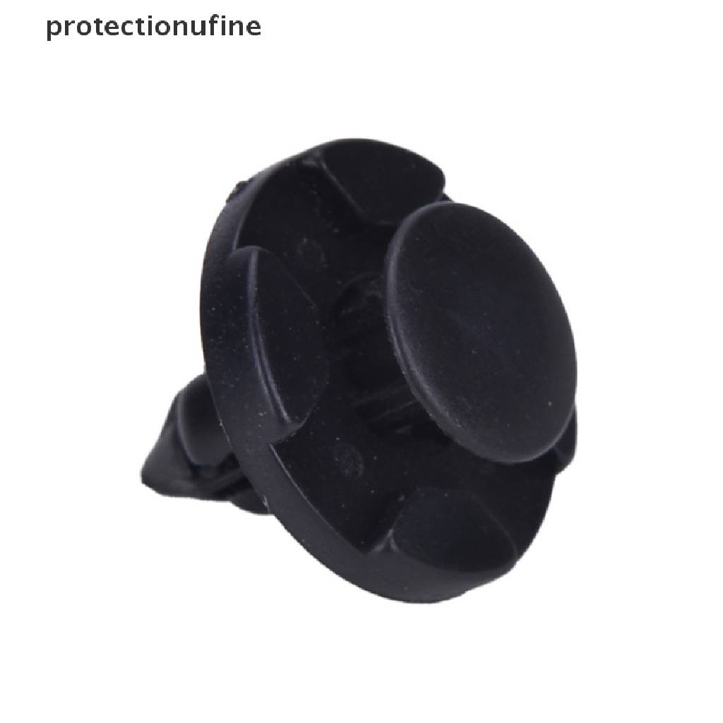 Bộ 50 Đinh Tán Nhựa 8mm Màu Đen Cho Xe Hơi Fender