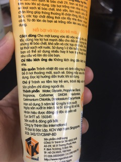 Kem làm sạch tế bào chết
