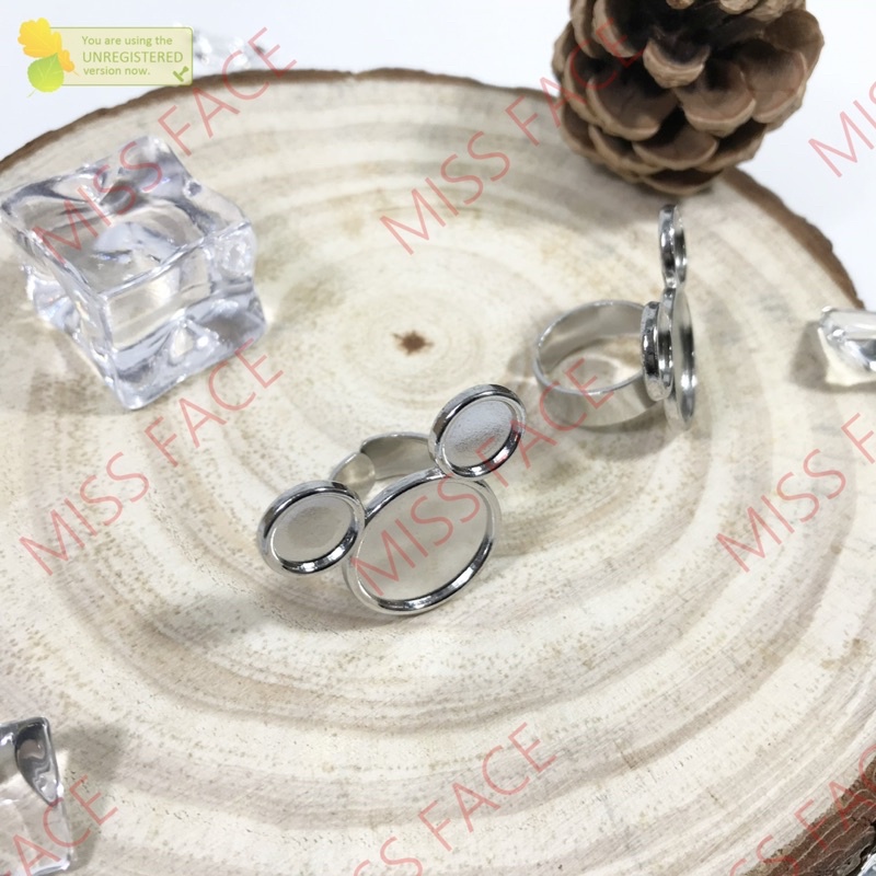 Nhẫn để màu pha màu nail