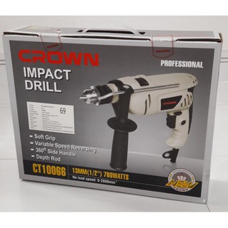 Máy khoan 780w ct10066 crown