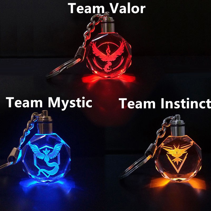 Móc Khóa Bóng Pokemon Go Team Valor / Mystic / Instinct
