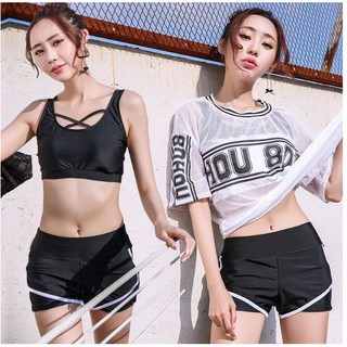 bikini kiểu dáng thể thao 3 món