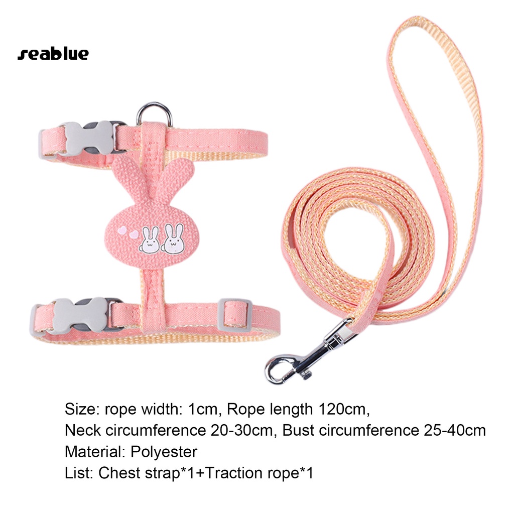 Dây dắt và áo nịt họa tiết hoạt hình có thể giặt ấm áp cho cún và mèo cưng ngoài trời