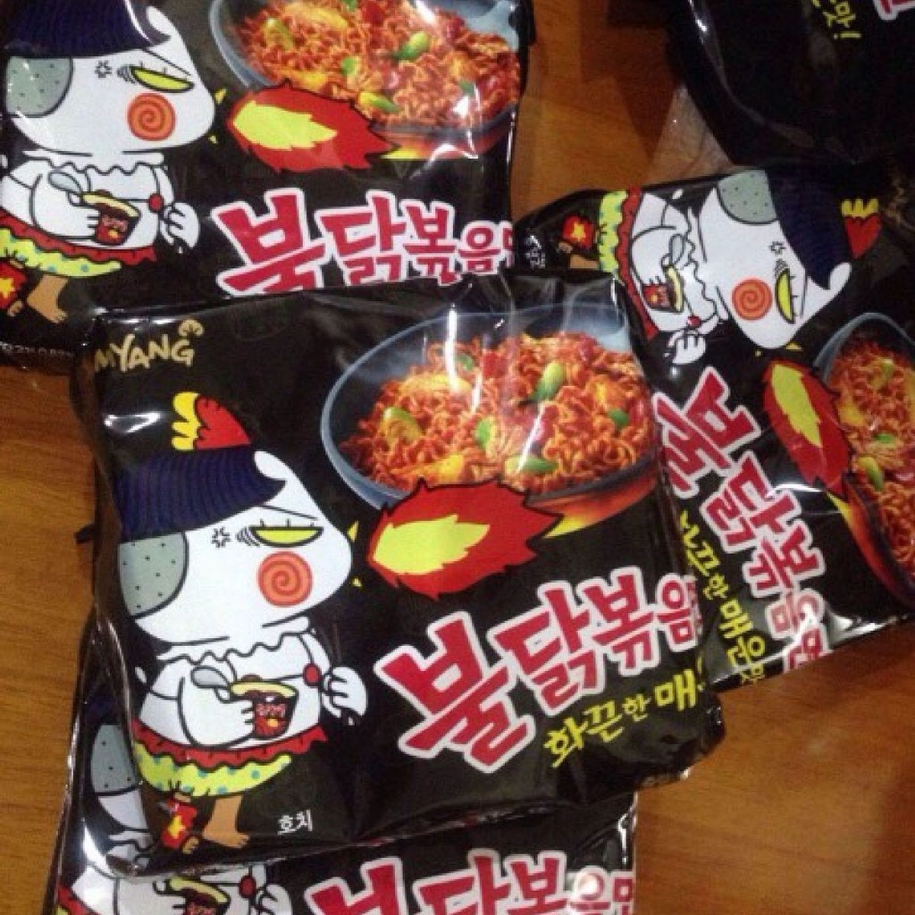 7 gói mì cay Samyang Hàn Quốc túi 140gr Siucay, ăn vặt thơm ngon Golovinshop