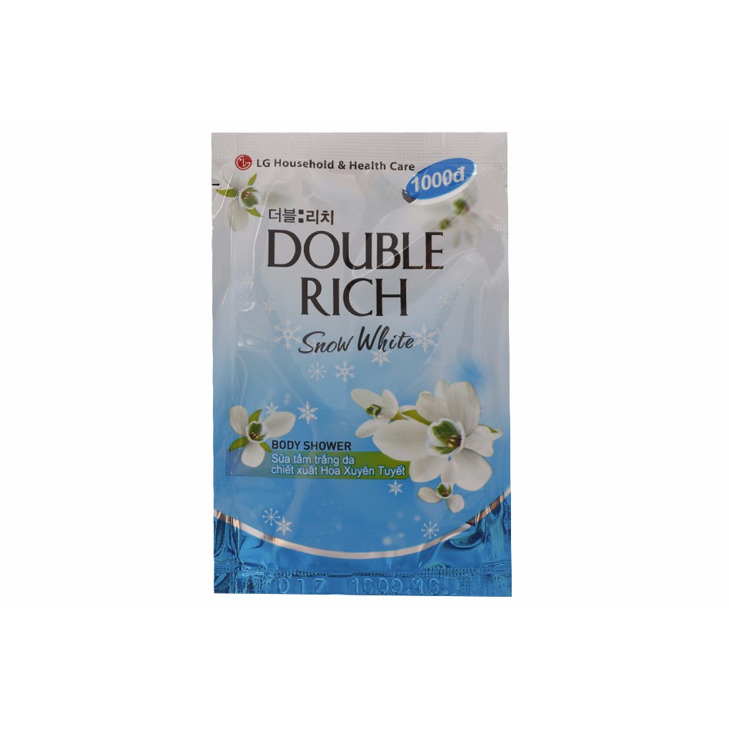 Sữa tắm trắng da Double Rich gói 7g (10 gói)