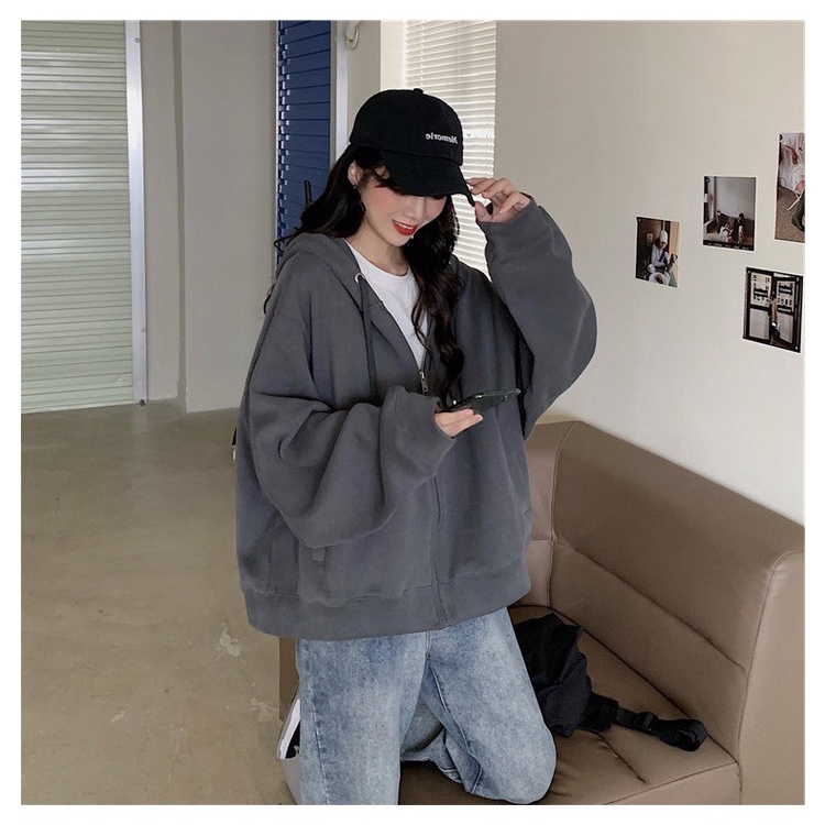 Áo khoác nỉ Màu Chì KA Closet chất nỉ ngoại , from to tay bồng, mà Chì cực độc lạ, tây, sáng da | BigBuy360 - bigbuy360.vn