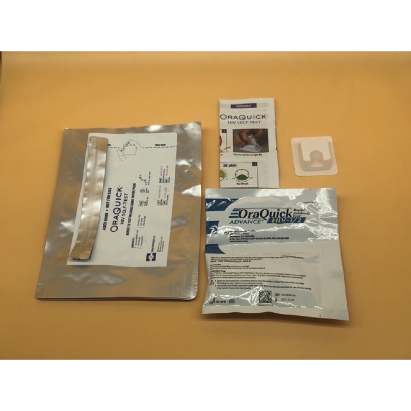 Que Test Nhanh Hiv Bằng Dịch Nước Bọt - Oral Quick An Toàn Chính Xác