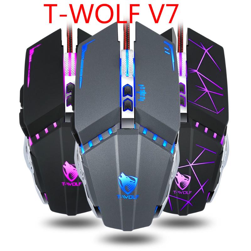 Chuột Gaming T-Wolf V7 Có Dây Chuyên Nghiệp
