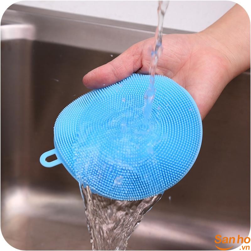 Miếng pad silicon đa năng ( tắm - rửa mặt thậm chí cả rửa bát ) | BigBuy360 - bigbuy360.vn