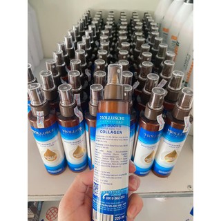 Xịt Dưỡng Chăm Sóc Tóc Collagen MOLLUSCHI Chăm Sóc Tóc Hư Tổn Sau Uốn Nhiệt/Nhuộm Dung Tích 220ml
