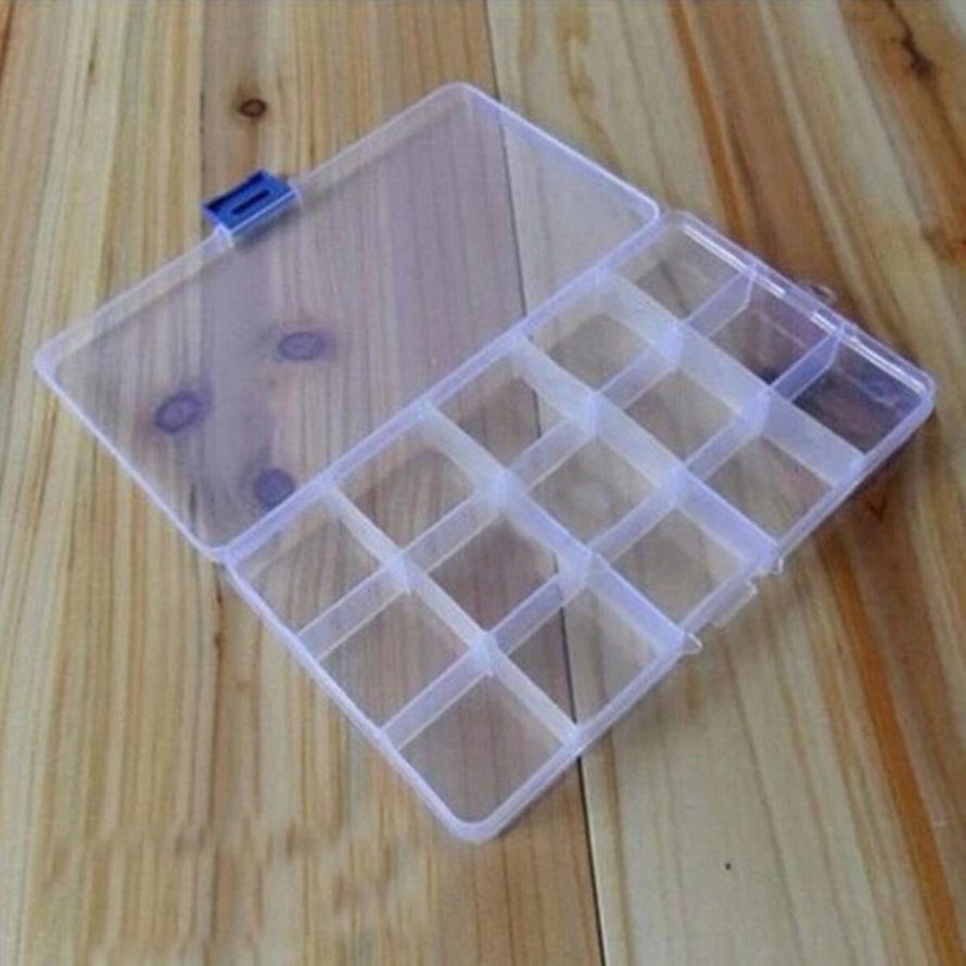 Hộp Nhựa 15 Ngăn Đựng Trang Sức