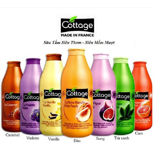 Sữa tắm Cottage France 750ml