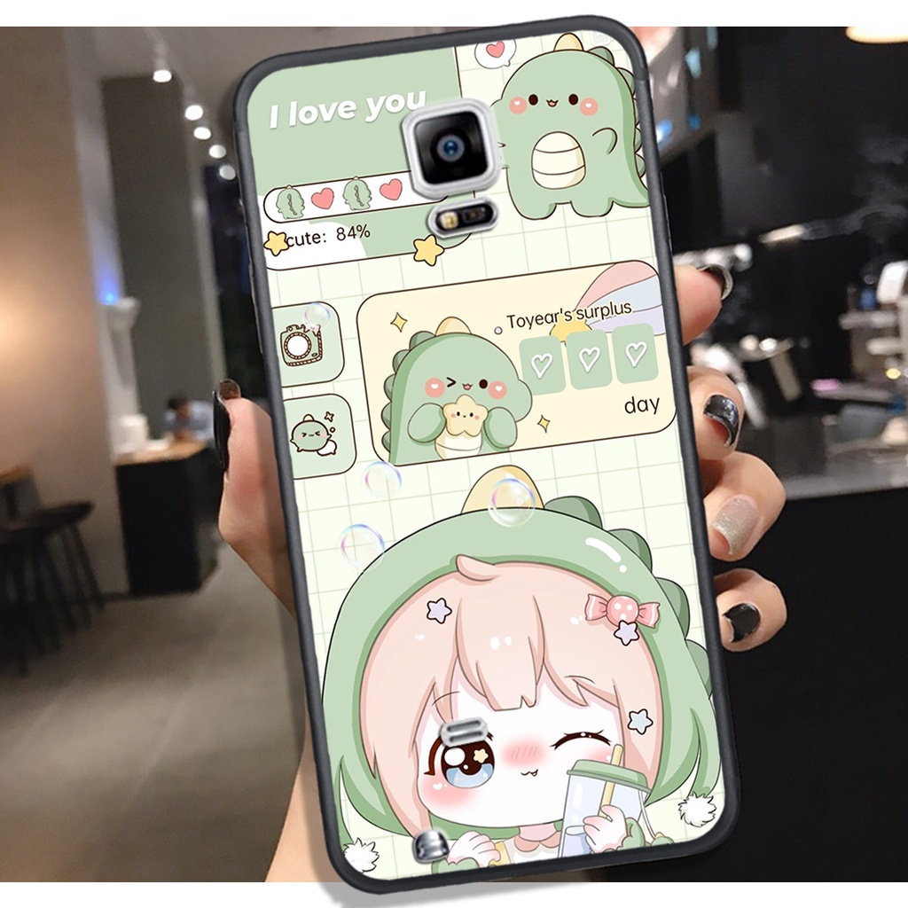 ỐP SAMSUNG NOTE 3 - NOTE 4 - NOTE 5 - NOTE 7 - NOTE FE , IN HÌNH KHỦNG LONG CHIBI SIÊU DỄ THƯƠNG.