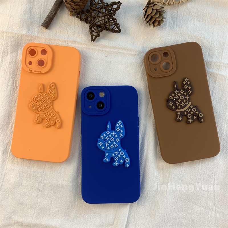 Ốp điện thoại TPU silicon mềm HỌA TIẾT chú chó dễ thương cho Iphone 13 12 11 Pro Max 7 8 Plus XR X XS