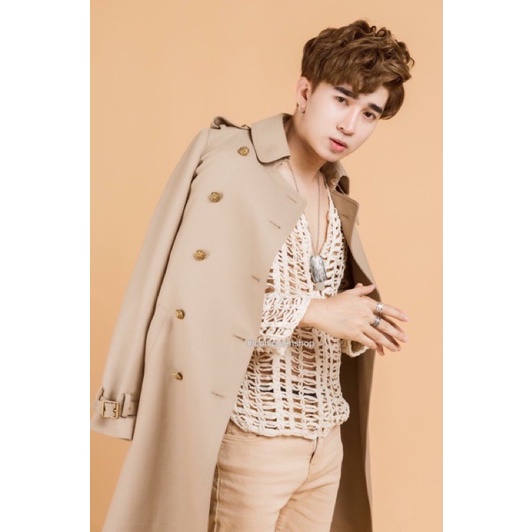 Áo lưới đi biển nam oversize siêu đẹp