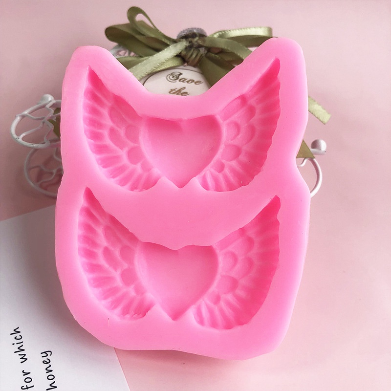 Khuôn Silicone Tạo Hình Trái Tim Trang Trí Bánh