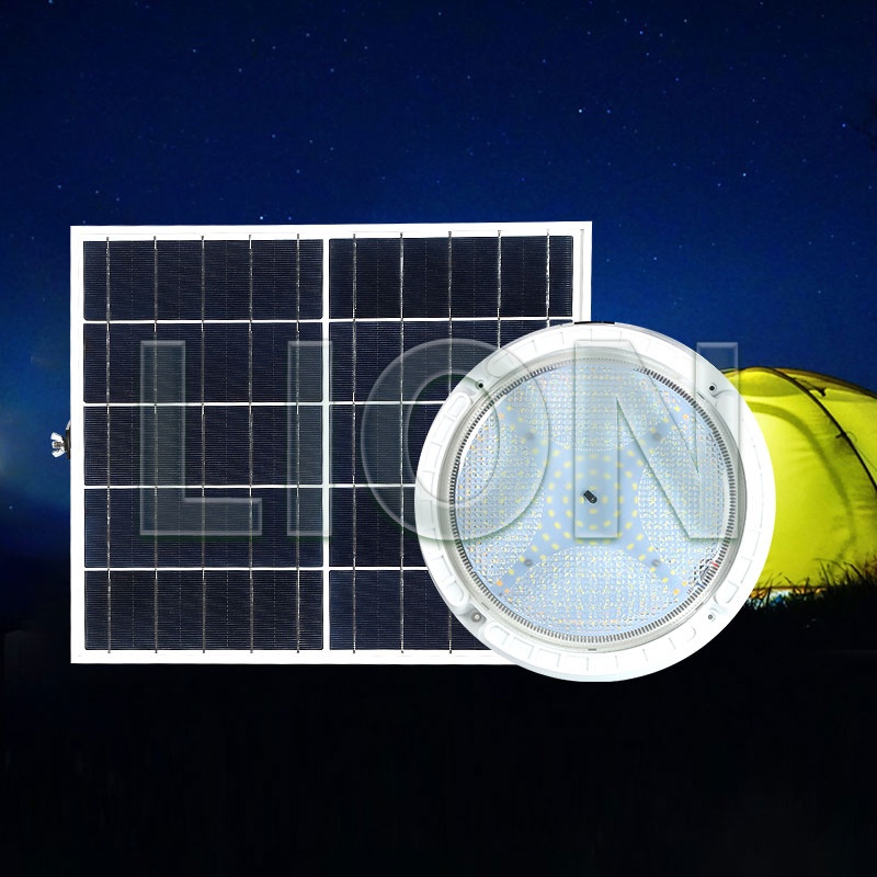 Đèn Ốp Nổi Năng Lượng Mặt Trời 36W - Đèn Chính Hãng LION Solar Light Bảo Hành 2 Năm - Đèn Chiếu Sáng Ko Cần Đi Dây Điện
