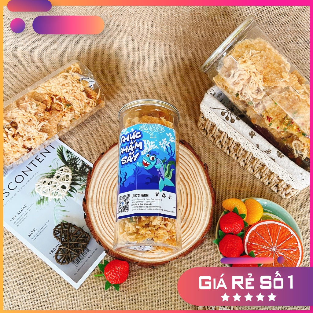 Cơm cháy chà bông Eric's Farm 300g, thơm giòn, thấm vị, ăn vặt Sài Gòn siêu ngon, giá rẻ