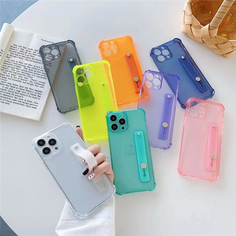 Giá đỡ silicon nhẫn đeo xỏ ngón tay giữ điện thoại dán sau lưng chống rơi vỡ đủ màu thông minh Kino Shop