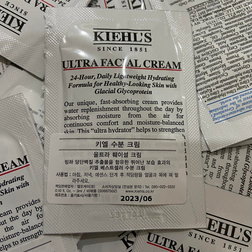 Kem Dưỡng Ẩm Kiehl's Ultra Facial Cream 3ml