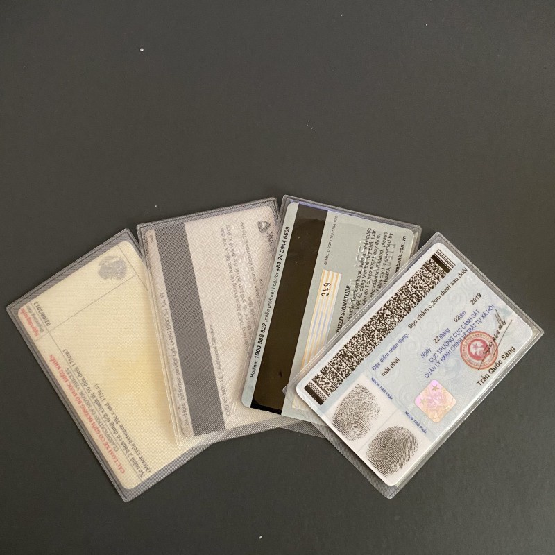 Túi Đựng Thẻ Căn Cước Công Dân  / CMND / PASSPORT | Bao Bì Bọc Bằng Lái Xe  -Thẻ ATM - Card visit - Passport