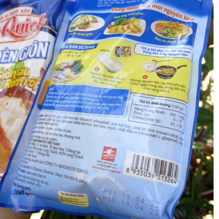 Chiên giòn Hải Sản/ Chiên giòn khô Ajiquick