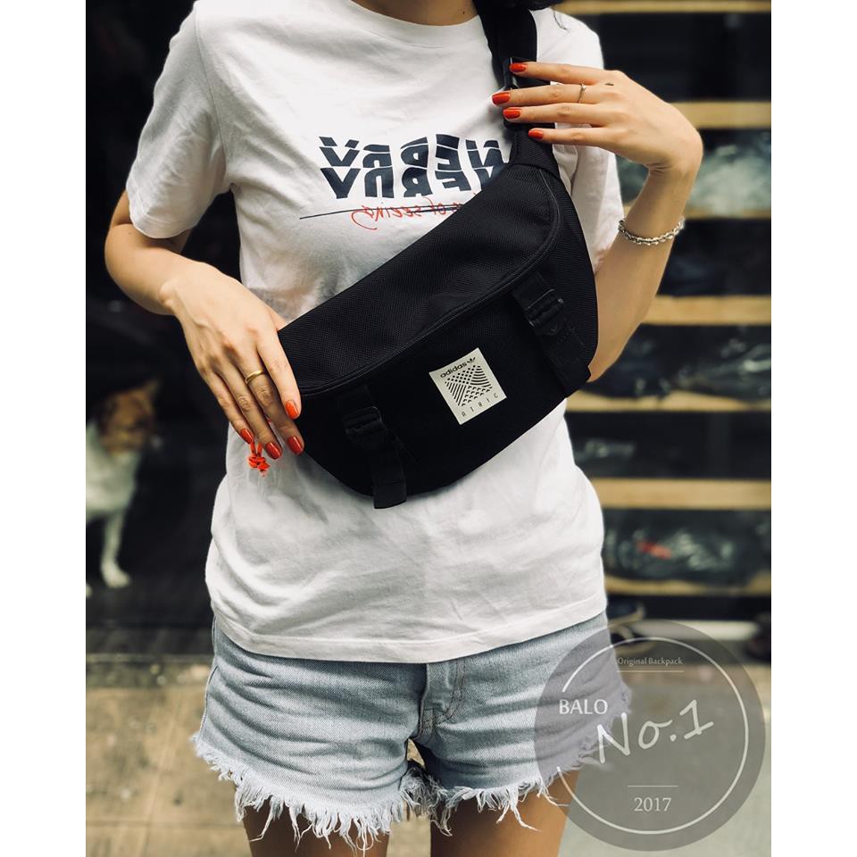 Túi đeo chéo Adidas nam & nữ cao cấp 💥ATRIC BUM BAG💥Túi bao tử da loại tốt