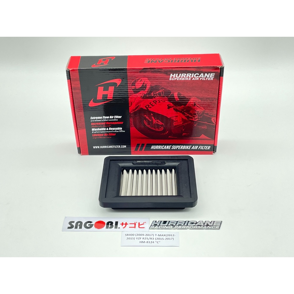 YAMAHA SR 400 LỌC GIÓ HURRICANE (THÉP VÀ COTTON) mã HM-8124