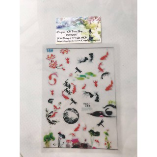 Sticker trang trí resin