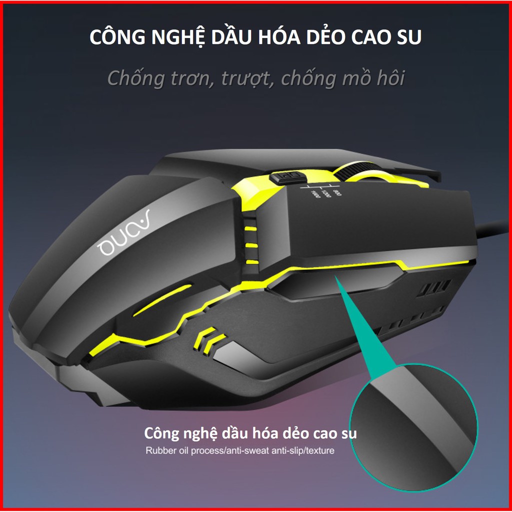 [ RẺ VÔ ĐỊCH ] Chuột máy tính GAMING M3 LED 7 màu viền cực đẹp, giá cực tốt hôm nay BẢO HÀNH 6 THÁNG