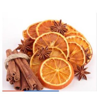 100gr Cam thái lát sấy khô cam vàng đẹp khô trang trí decor