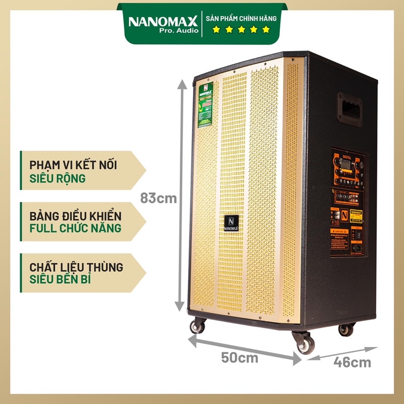 Loa karaoke di động chính hãng Nanomax SK-1801