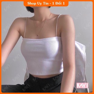 [HOT] Áo Croptop 2 Dây Sợi Bún A5199