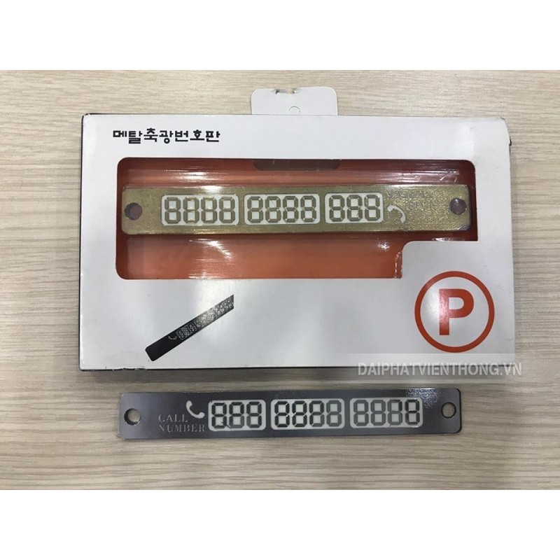 [HCM] Thẻ gắn số điện thoại đỗ xe phản quang | BigBuy360 - bigbuy360.vn