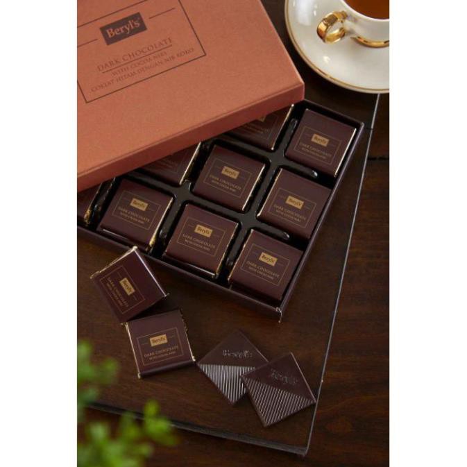 (2 vị) Dark Chocolate Beryl's hộp 216gr