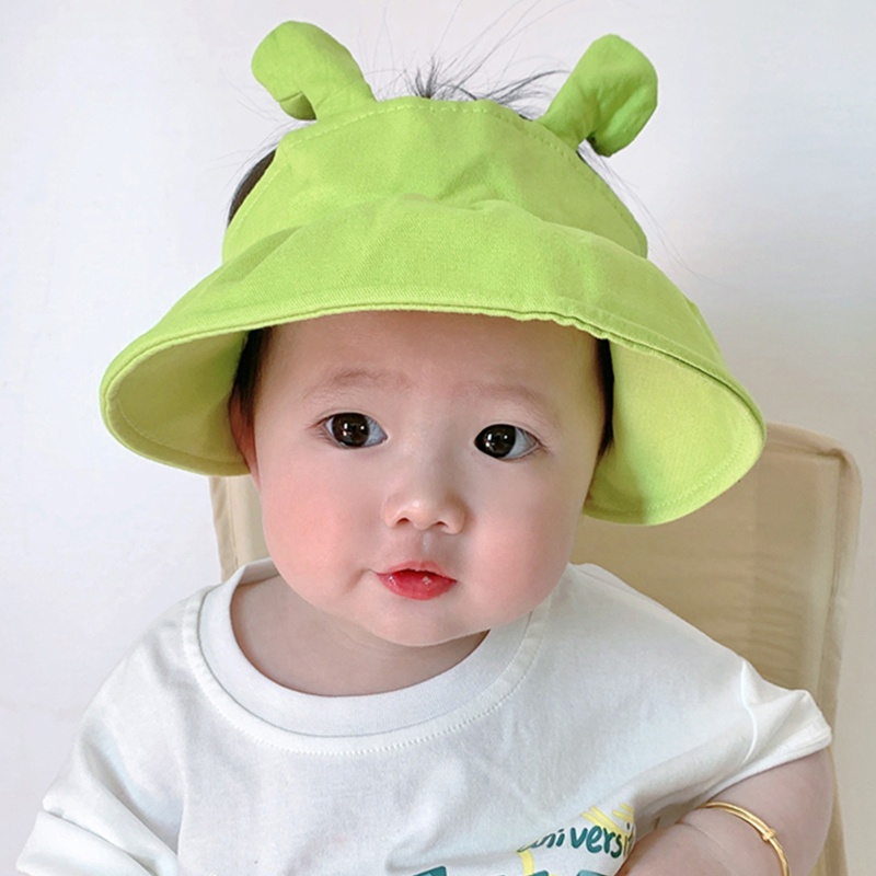 Nón Tai Bèo Chống Nắng Vành Rộng Thời Trang Mùa Hè Cho Bé 1-3 Tuổi
